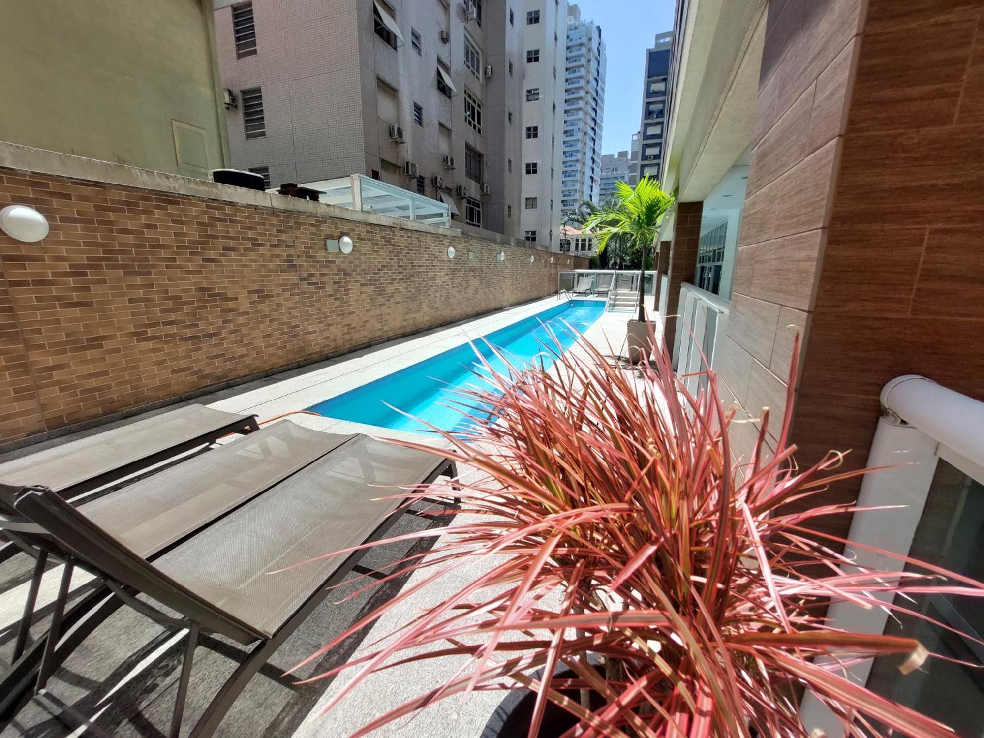 Book Santos Estanconfor 905 Charmoso Ap Executivo Quadra Praia Exterior foto